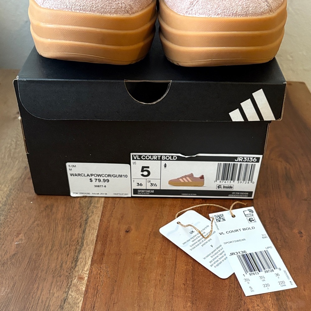 Adidas Platform Suede Shoes - Picture 5 of 9